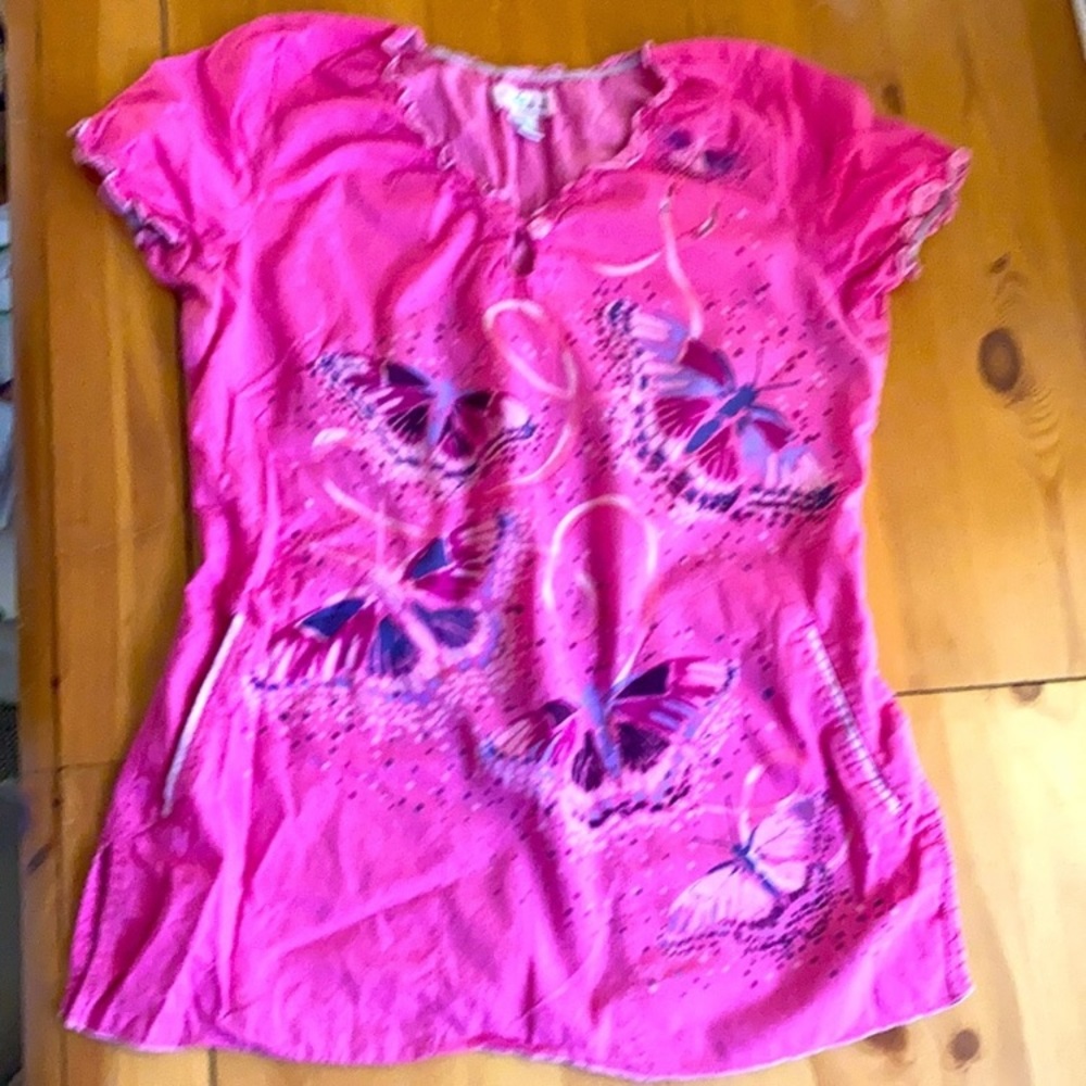 Koi scrub top